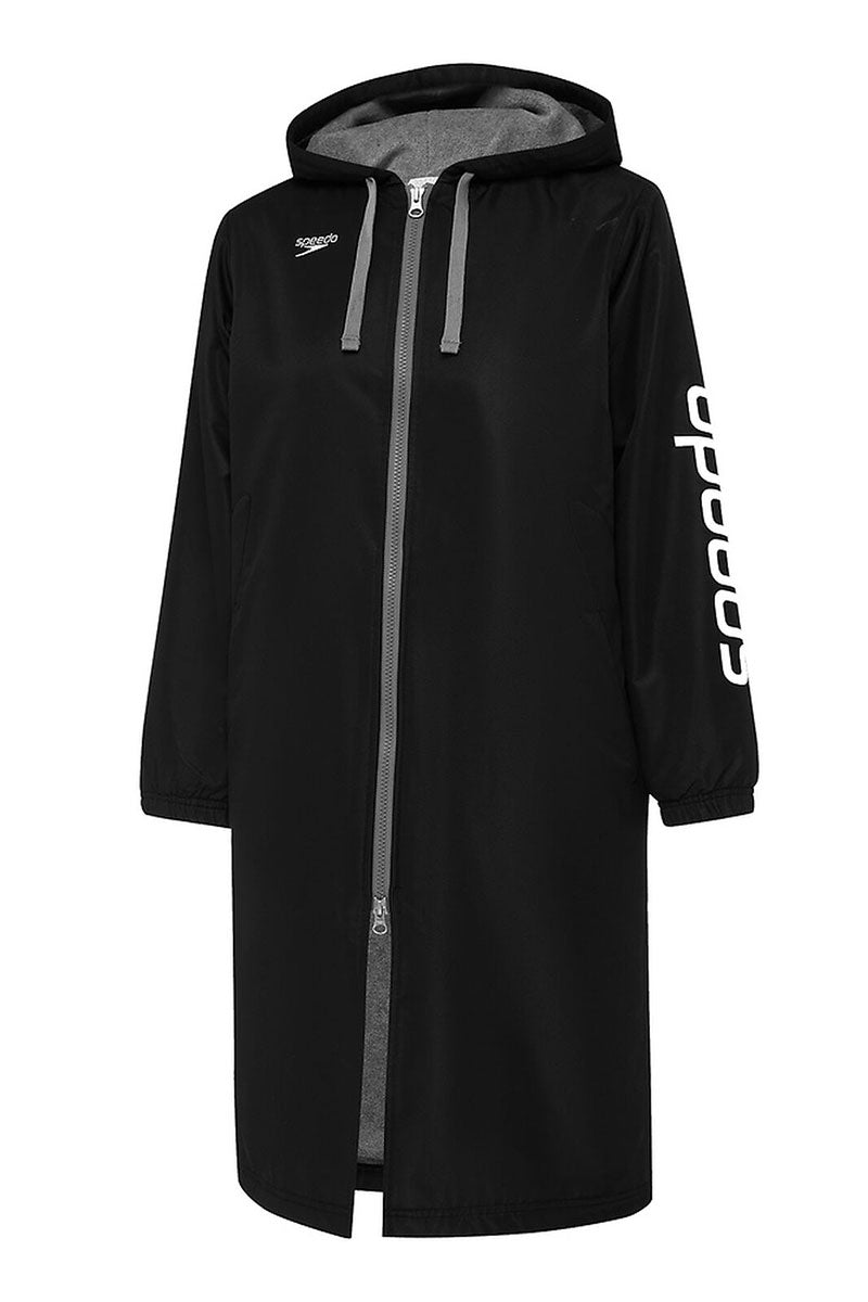 Speedo Unisex Logo Deck Coat Black_1