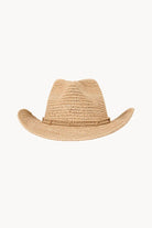 Sundaise SH917 Hat - Cindy Raffia Western w Natural Trim_3