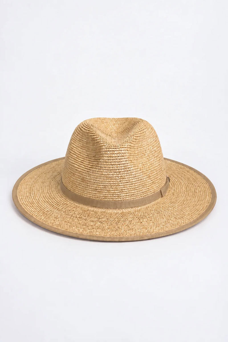 Sundaise SH918 Hat - Clara Raffia Braid Panama w Natural Ribbon_1