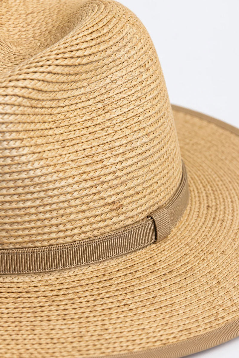 Sundaise SH918 Hat - Clara Raffia Braid Panama w Natural Ribbon_2