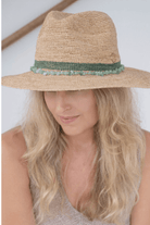 Sundaise Chelsea Panama Raffia - Emerald.