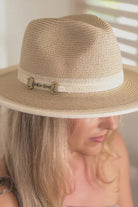 Sundaise SH808 Hat - Sloane Panama Buckle Mushroom_1