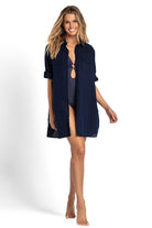 Sunseeker Basix Button Through Shirt - Ink_3