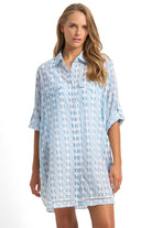 Sunseeker Delight Ladder Button Through Shirt - Ink_1