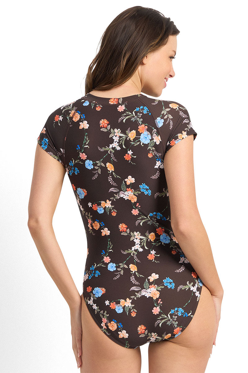 Sunseeker Japan Short Sleeve Seasport Mastectomy One Piece - Coco_2