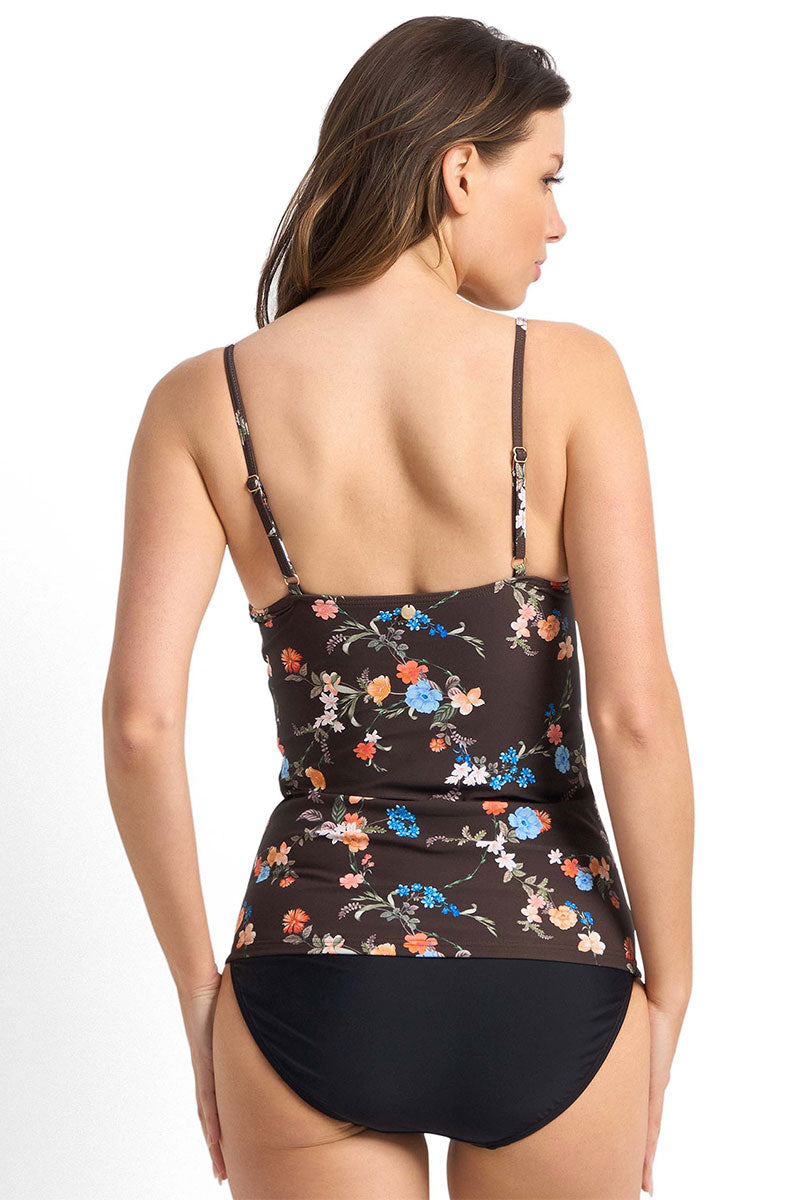 Sunseeker Japan Soft Twist Ruched Singlet - Coco_2