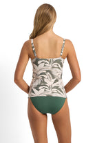 Sunseeker Kaia DD/E Ruched U/Wire Singlet - Seaweed_4