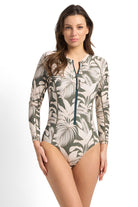 Sunseeker Kaia Seasport Mastectomy One Piece - Seaweed_3