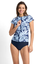 Sunseeker Kaia Short Sleeve Mastectomy Rashie - Ink_3