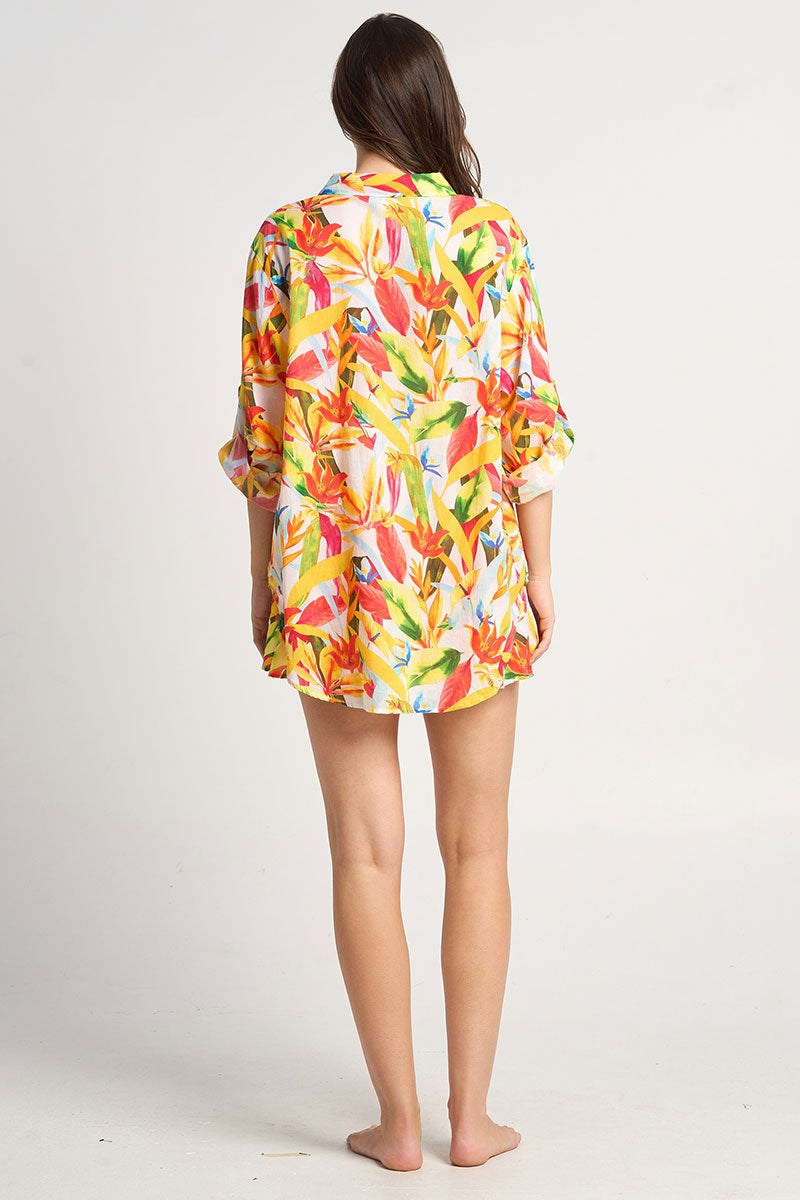 Sunseeker Koh Samui Painters Shirt - White_4