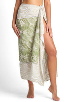 Sunseeker Lombok Ladder Sulu Sarong - White.