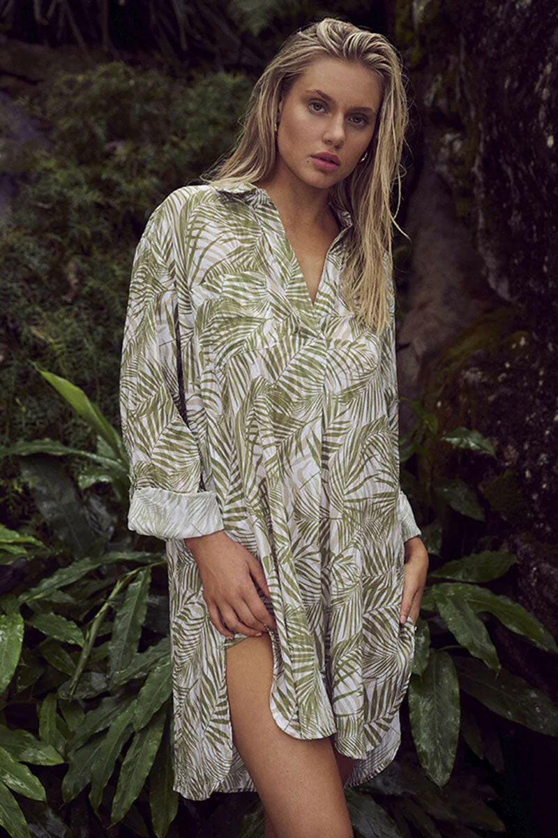 Sunseeker Lombok Painters Shirt - White.