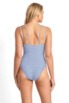 Sunseeker Marina Cheeky Double Strap One Piece - Ink.