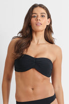 Sunseeker Reset D/DD Wrap Bandeau Bra - Black_front_1