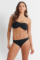 Sunseeker Reset D/DD Wrap Bandeau Bra - Black_front_2
