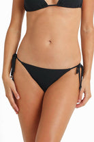 Sunseeker Reset Mini Tie Side Pant - Black.