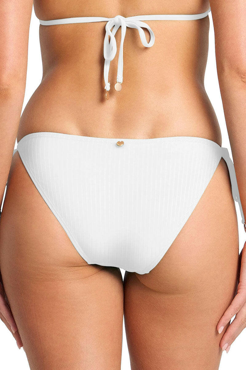 Sunseeker Reset Mini Tie Side Pant - White.