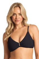 Sunseeker Reset Multi Bar Bikini Top - Black.
