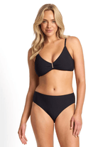 Sunseeker Reset Multi Bar Bikini Top - Black.