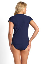 Sunseeker Reset Short Sleeve Mast Rashie - Ink.