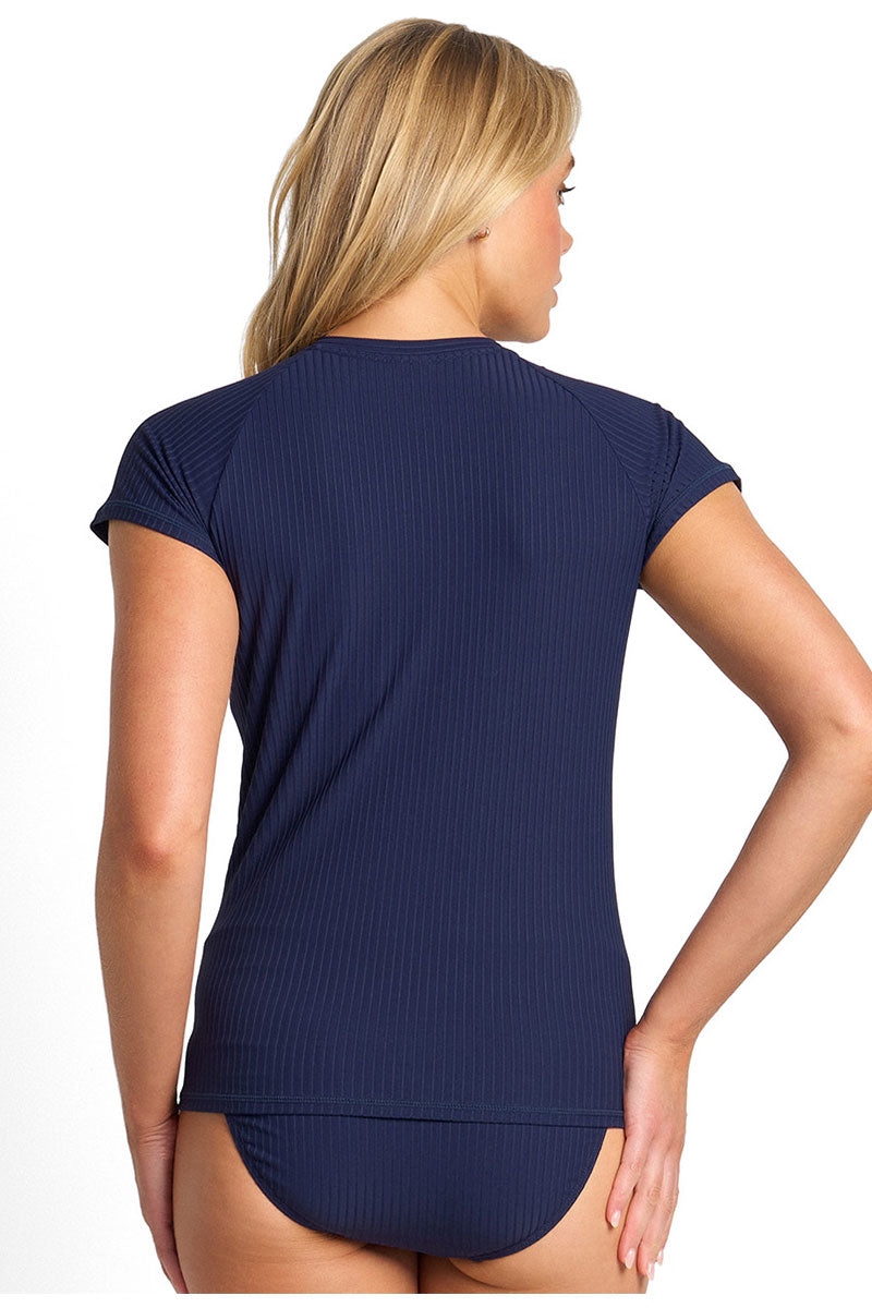 Sunseeker Reset Short Sleeve Mast Rashie - Ink.