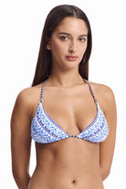 Sunseeker SS13001 Cowboy Tri Bikini Top - Blue_1