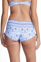Sunseeker SS31845 Cowboy Tie Side Boyleg Pant - Blue_2