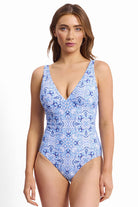 Sunseeker SS52148DDE Cowboy DD/E Underwire Tri One Piece - Blue_1