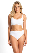 Sunseeker Salt Mid Rise Pant - White_3