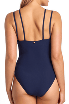 Sunseeker Reset Cheeky Double Strap One Piece Ink.