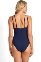 Sunseeker Reset Cheeky Double Strap One Piece Ink.