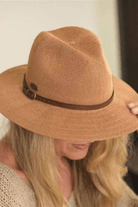 Sutton-Panama-Caramel-With-Brown-Belt-Hat-OZRESORT