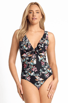 Sunseeker Viola Frill One Piece - Black.