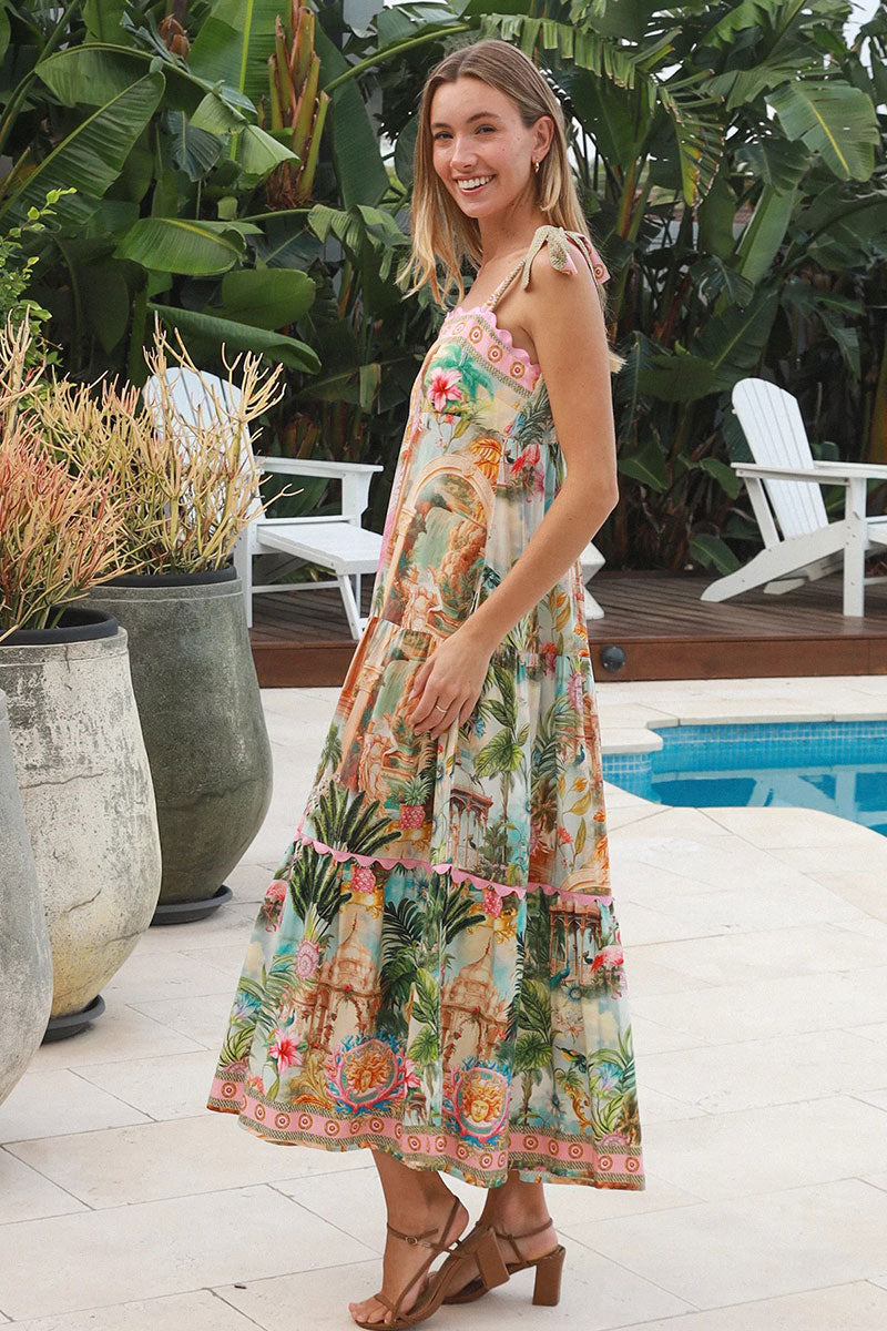 YF0072SPCROSS Frances Slip Maxi Dress - 6