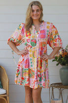 YF0075SPCROSS-2 Ruby Mini Dress - 2