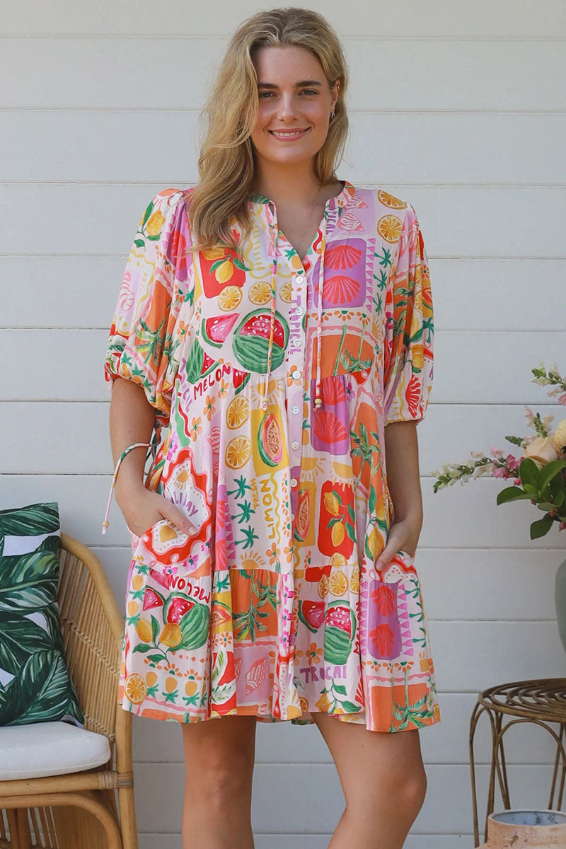 YF0075SPCROSS-2 Ruby Mini Dress - 3