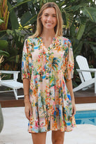 YF0076SPCROSS-2 Georgina Mini Dress - 2