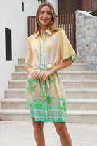 YF0079SPCROSS-2 Amaryllis Mini Dress - 1