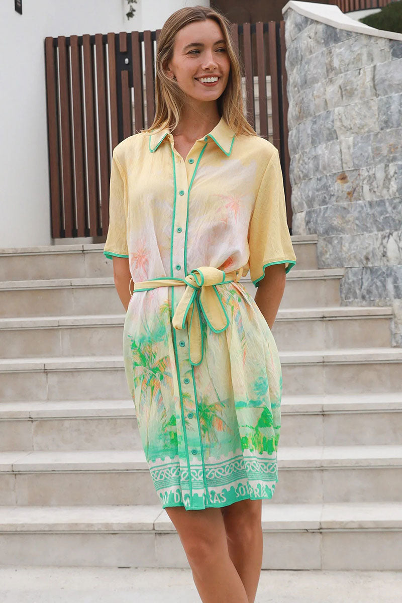 YF0079SPCROSS-2 Amaryllis Mini Dress - 4