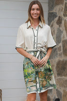 YF0080SPCROSS-2 Clementine Mini Dress - 2