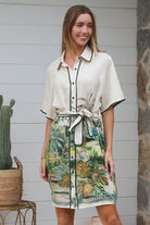 YF0080SPCROSS-2 Clementine Mini Dress - 3