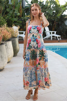 YF0097DRCROSS Phoebe Slip Maxi Dress - 3