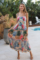 YF0097DRCROSS Phoebe Slip Maxi Dress - 5
