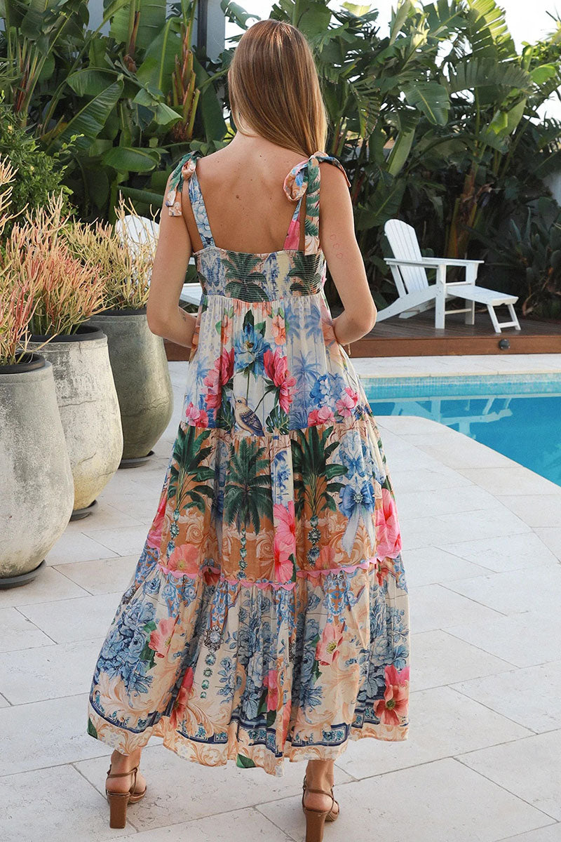 YF0097DRCROSS Phoebe Slip Maxi Dress - 7