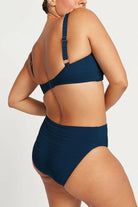 Artesands Aria Monet Curve Fit Mid Rise Swim Pant - Navy.