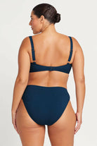 Artesands Aria Monet Curve Fit Mid Rise Swim Pant - Navy.