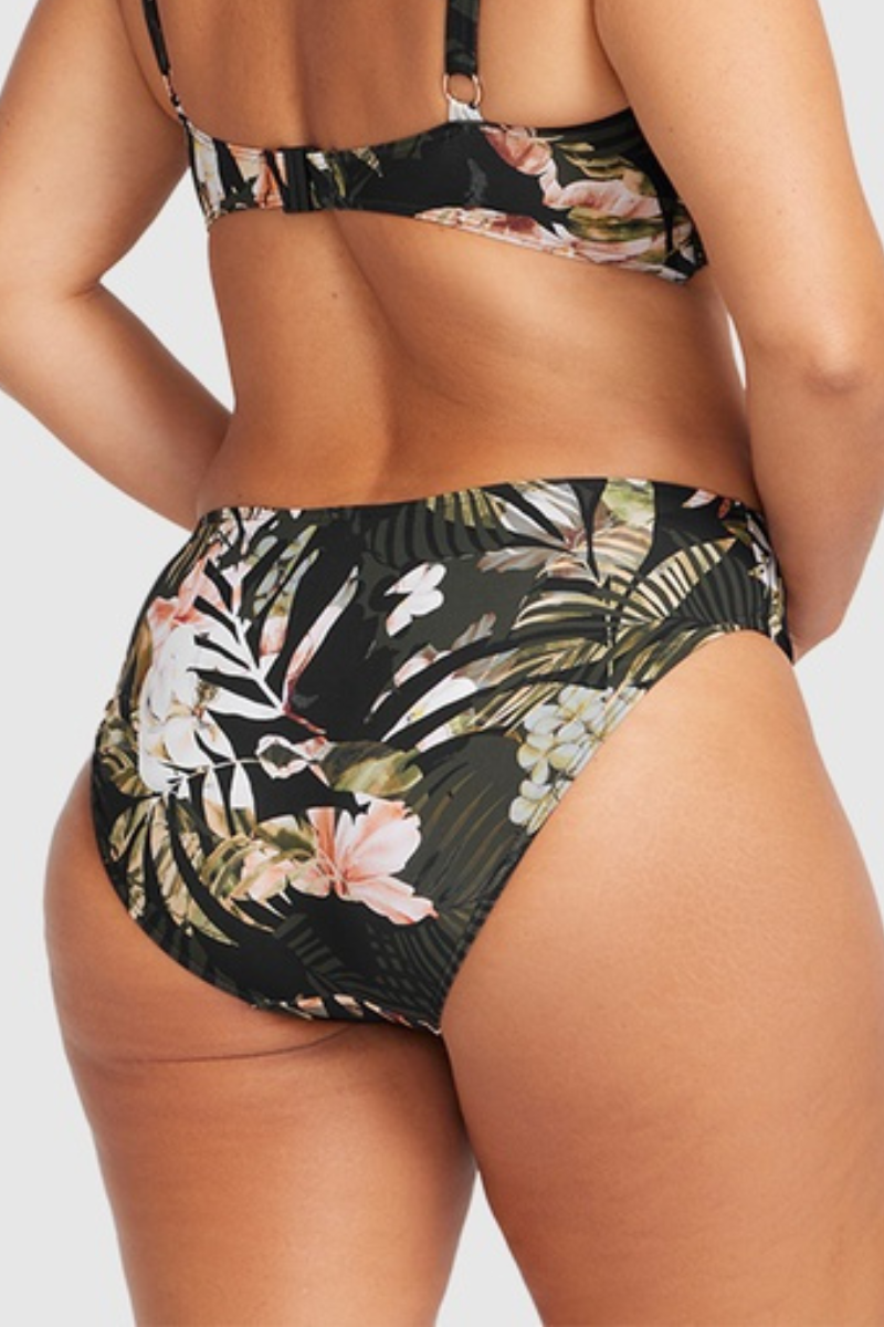 Artesands Neo Du Palmis Monet Curve Fit Mid Rise Swim Pant - Black.