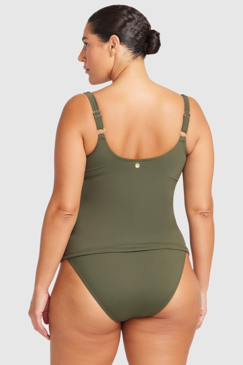 Artesands Hues Delacroix Tankini Top - Olive.