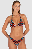 Baku BRA824LMR La Mer Longline Triangle Bikini Bra Top