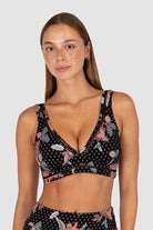 Baku BRA565STE Spice Temple D/DD Cup Longline Bikini Bra Top
